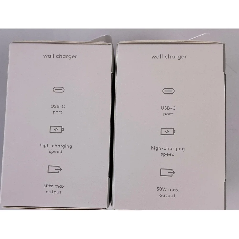 Set of 2 Heyday Soft Purple 30W GaN Wall‎ Charger Fast Charging USB C